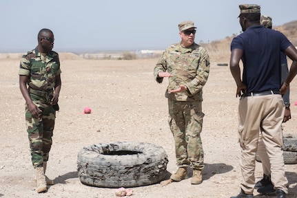 The Vermont National Guard and Senegalese Armed Forces engineers are renovating the firing range through their State Partnership Program relationship.