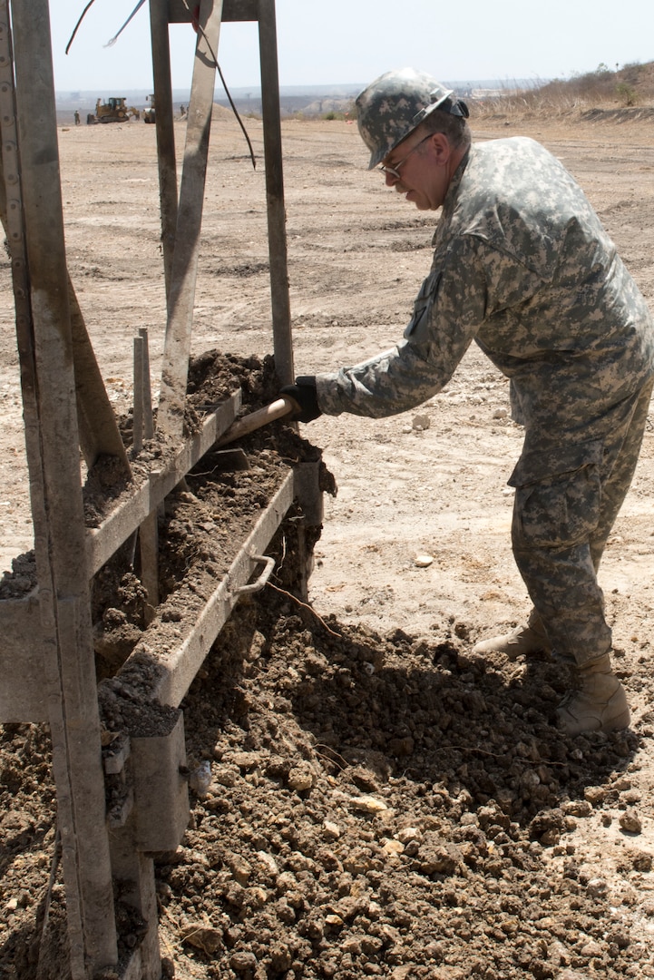 The Vermont National Guard and Senegalese Armed Forces engineers are renovating the firing range through their State Partnership Program relationship.