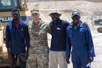 The Vermont National Guard and Senegalese Armed Forces engineers are renovating the firing range through their State Partnership Program relationship.