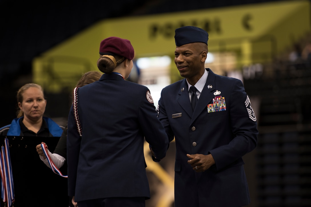 Air Force soars during the 2018 National High School Drill Team Championships