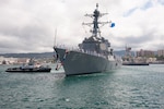 USS Halsey returns to Pearl Harbor after deployment