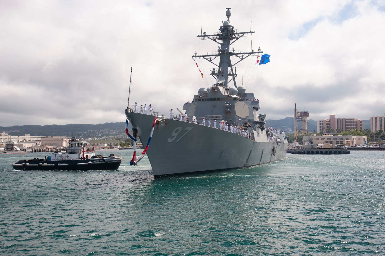 USS Halsey returns to Pearl Harbor after deployment