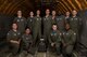 Twelve members of the 6th Air Refueling Squadron pose for a photo with the Senior Master Sgt. Albert Evans Trophy at Travis Air Force Base, Calif., May 11, 2018. The 6th ARS In-Flight Refueling Section was presented the award during the 39th Annual Boom Operator’s Symposium, which was held at Altus AFB, Okla., from April 27 – 29. The award is given annually to the most outstanding air refueling section in the Air Force. The 6th ARS has been awarded the honor six times, more than any other Air Force unit. (U.S. Air Force photo by Tech. Sgt. James Hodgman)