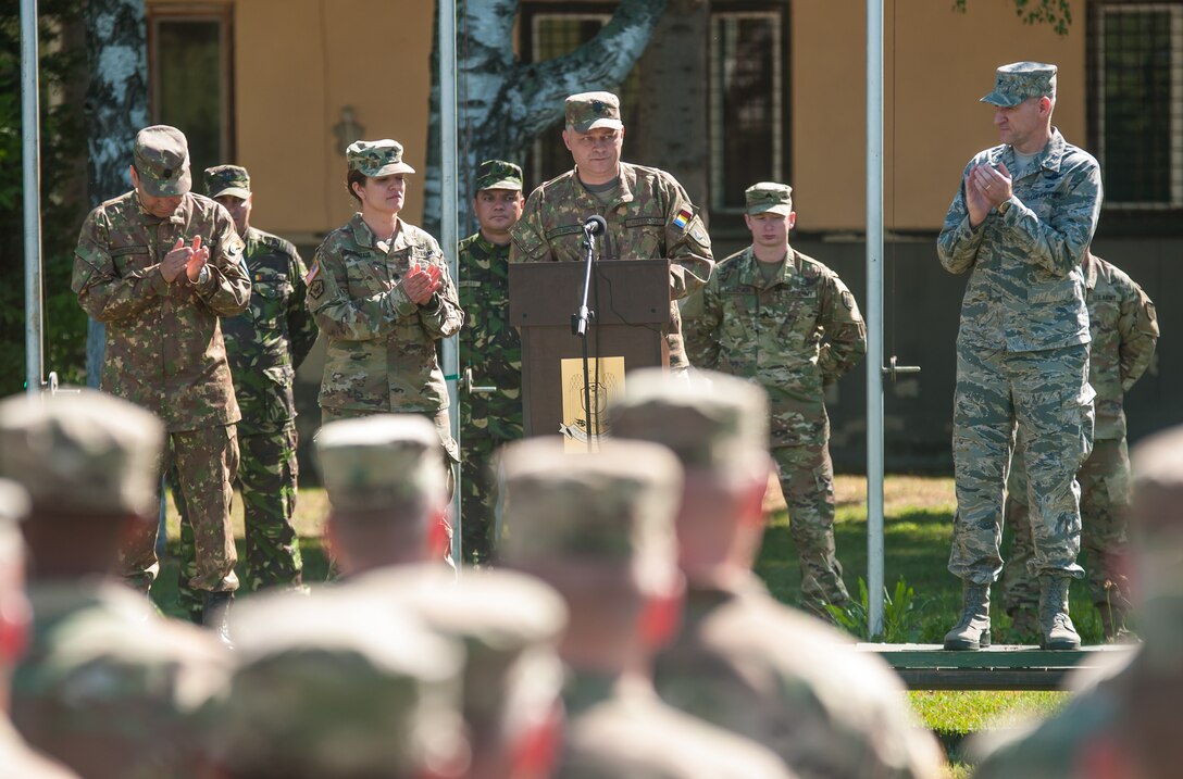 Romanian, U.S. Army Reserve engineers celebrate 4 years of combined construction efforts