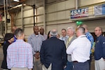 Students from the U.S. Army War College tour DLA Distribution Susquehanna, Pa.’s Eastern Distribution Center.