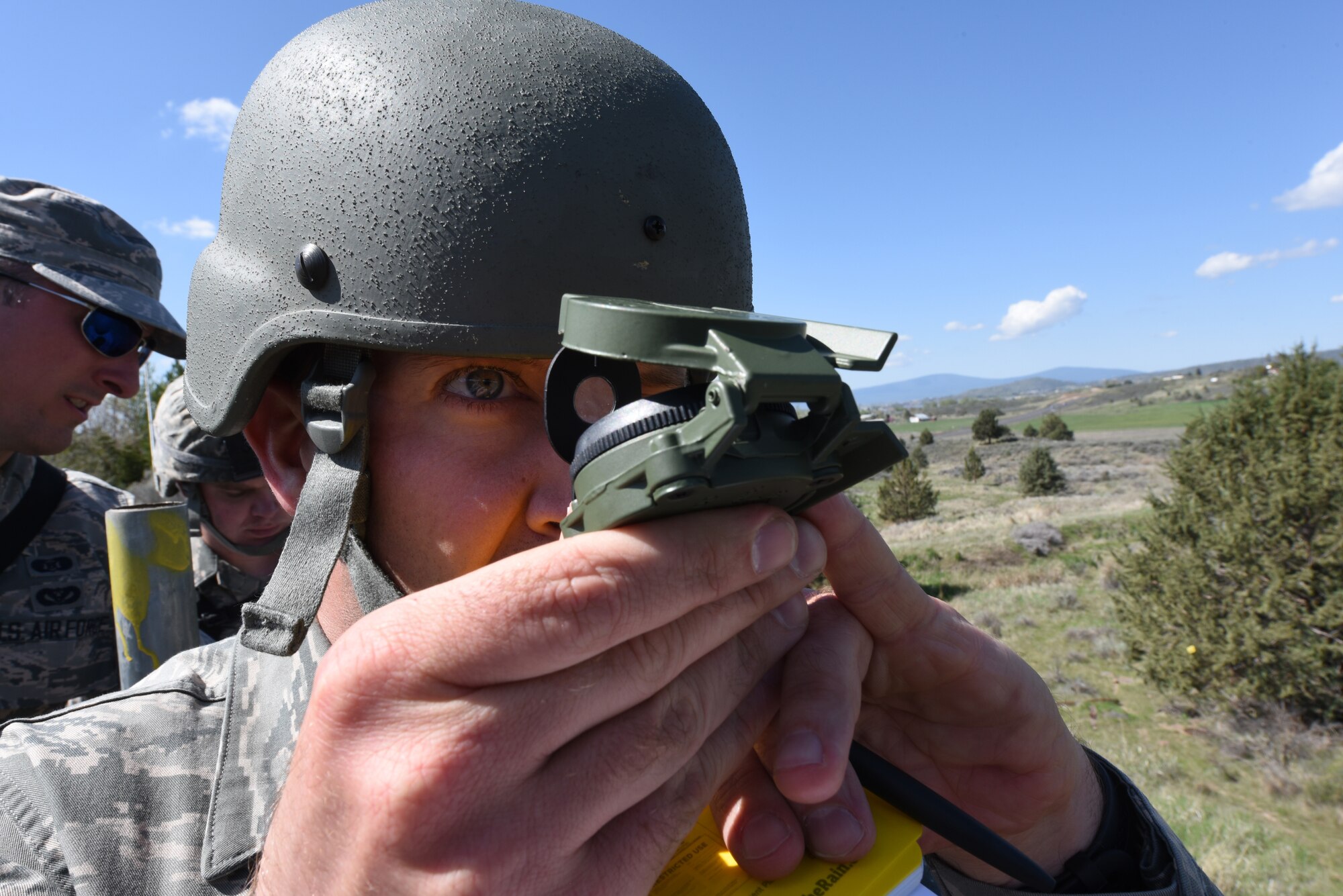 Airmen Tackle Land Navigation