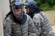 Staff Sgt. Ian McLeod, 4th Civil Engineer Squadron dorm leader, prepares to enter a house with his teammates during a shoot house competition, May 15, 2018, at Seymour Johnson Air Force Base, North Carolina.
