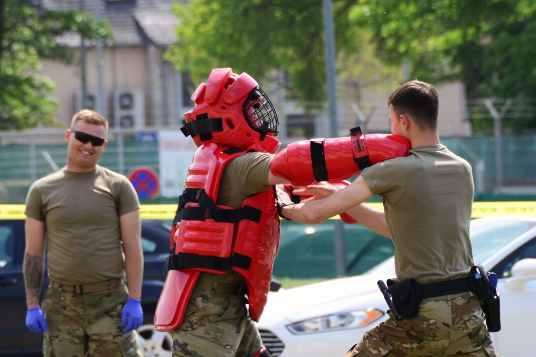 Soldiers learn the proper techniques during training.