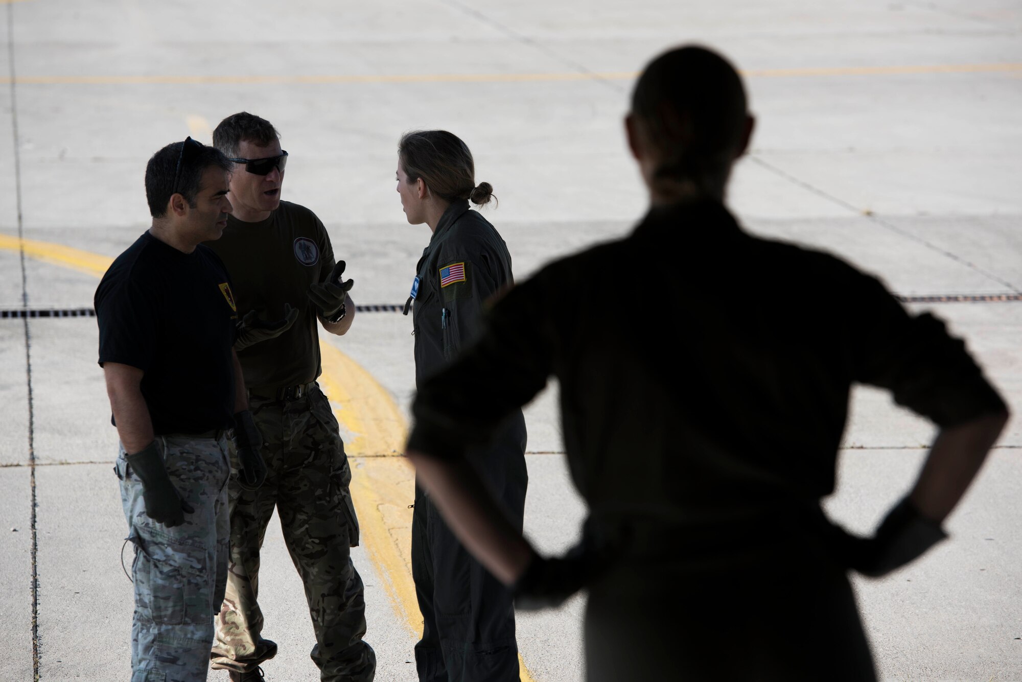 Members of the 86th Aeromedical Evacuation Squadron worked hand in hand with Hellenic service members to improve on joint aeromedical evacuation operations during exercise Stolen Cerberus V.