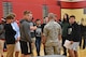 655th Intelligence, Surveillance and Reconnaissance Group reservist Major Stamm talks with students from Weisborn Jr. High, Huber Heights, Ohio, during the school’s career day fair May 8, 2018.