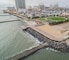 The U.S. Army Corps of Engineers and its contractor J. Fletcher Creamer & Son completed the Absecon Inlet seawall and boardwalk project in April of 2018. Work involved building the seawall along two previously unprotected sections of the Atlantic City shoreline and rebuilding the historic boardwalk behind those two sections.