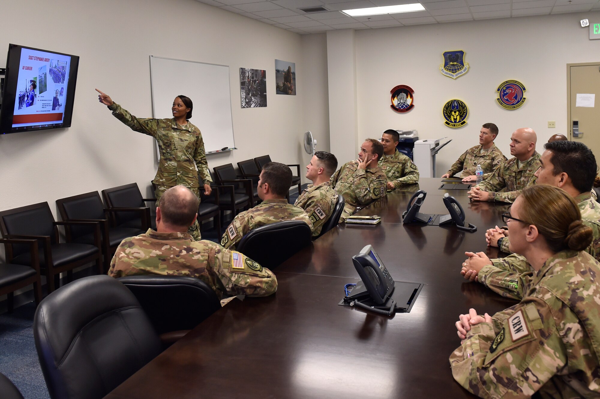 The 821st CRSS was recently recognized by the Profession of Arms Center of Excellence and Air University Leadership Institute for their innovative leadership development programs and the unit was awarded the 2017 PACE Leadership Impact award.