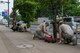 Airmen from the 374th Communications Squadron Operations Flight work with volunteers from the local community to plant flowers for the Fussa Beautification Project outside of Yokota Air Base, Japan in Fussa May 17, 2018.