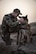 U.S. Air Force Staff Sgt. Patrick Cushing a Security Forces Squadron military working dog handler and his K-9 partner Tuko both assigned to the 380th Air Expeditionary Squadron, share a moment of affection during a break in training at Al Dhafra Air Base, United Arab Emirates, May 14, 2018. Max’s handler Sgt. Pontello is in the process of adopting Max this year marking 11 years of faithful military service. (U.S. Air National Guard photo by: Tech. Sgt. Nieko Carzis)