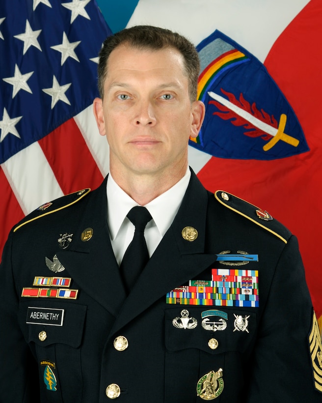 Command Sgt. Maj. Robert Abernethy