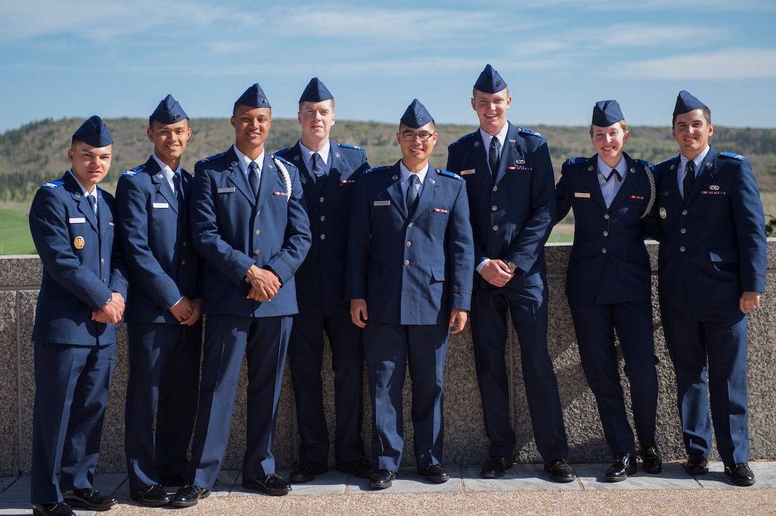 USAFA cadet candidates graduate