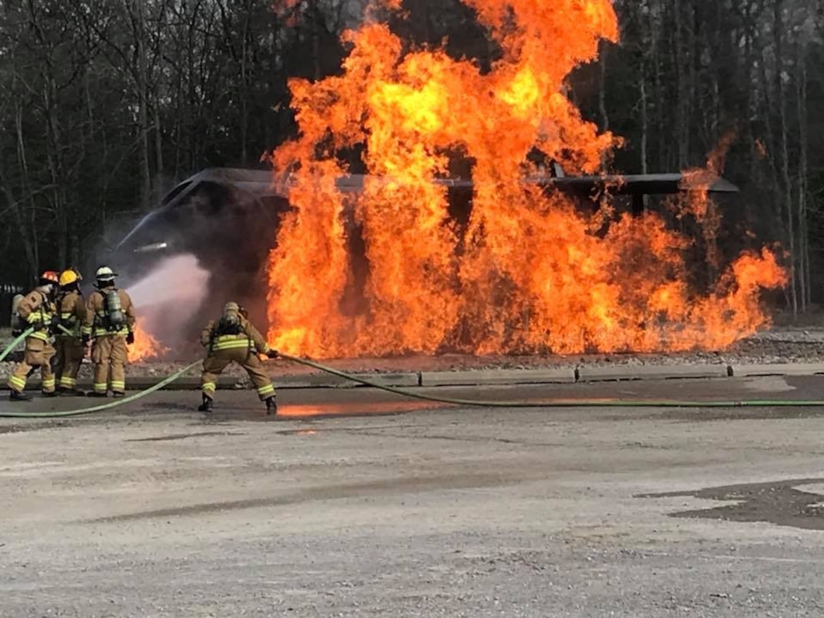 Michigan and Ohio ANG join together for live fire training and rescue exercises at the Alpena CRTC