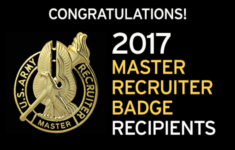 23 recruiters earn master recruiter badge in 2017