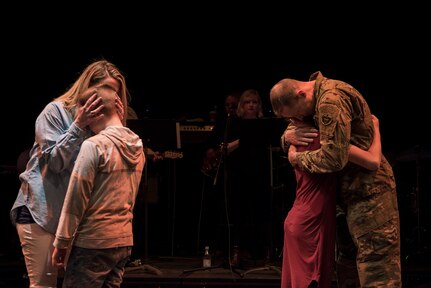 The Veteran's Spouse Project hosts the theater production 'I Will Wait' to highlight past and present military spouses at the University of Alaska Anchorage, Anchorage, Alaska, May 11, 2018. The play featured spouses, military personnel, actors and a live band. The VSP is a non-profit organization working to give a voice to the experiences of military spouses.