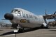 A Douglas C-133A Cargomaster awaits visitors outside the Heritage Center at Travis Air Force Base, Calif., May 17, 2018. Only 35 C-133A models were built and they flew out of Travis and Dover AFB, Del. The aircraft was assigned to Travis from 1958 – 1971 and was often used to transport the Atlas, Titan and Minuteman ballistic missiles . The base is celebrating its 75th anniversary all year and people can learn about much of the base’s history by visiting the Heritage Center. (U.S. Air Force photo by Tech. Sgt. James Hodgman)