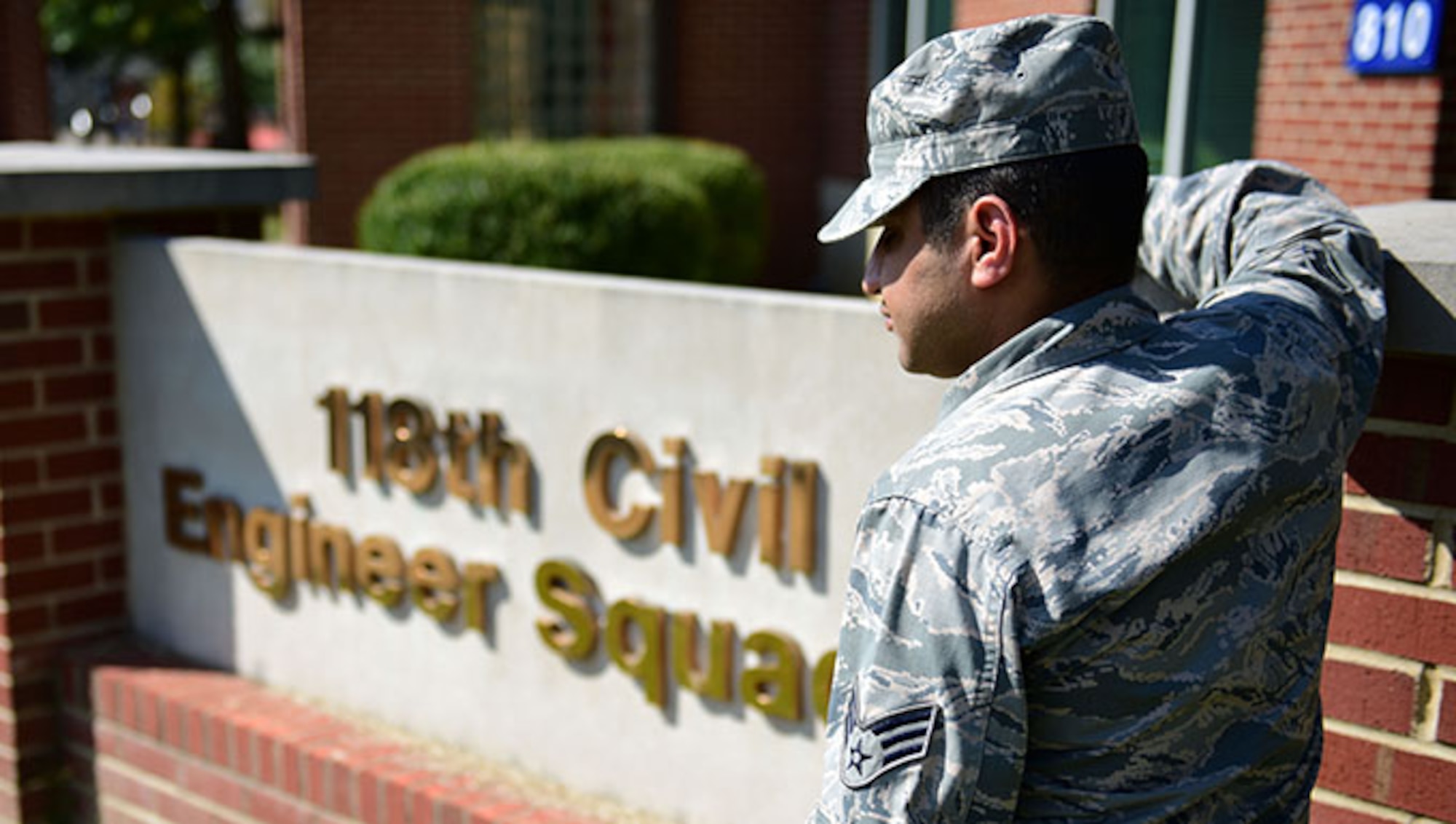 Alzubaidi worked for 8 years as a linguist for American forces in Iraq before moving to the U.S. and enlisting in the Tennessee Air National Guard. (U.S. Air National Guard photo by Senior Airman Anthony Agosti)