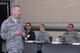Air Force District of Washington Commander Maj. Gen. James A. Jacobson addresses 16 of the Air Force's emerging leaders at the 2018 Squadron Commanders Course.