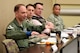 Air Force District of Washington Vice Commander Col. Kevin Eastland shares leadership insight with 16 of the Air Force's emerging leaders and their spouses during the 2018 AFDW Squadron Commanders Course at the Gen. Jacob E. Smart Conference Center here May14.