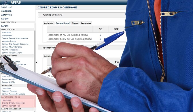 Inspection module graphic