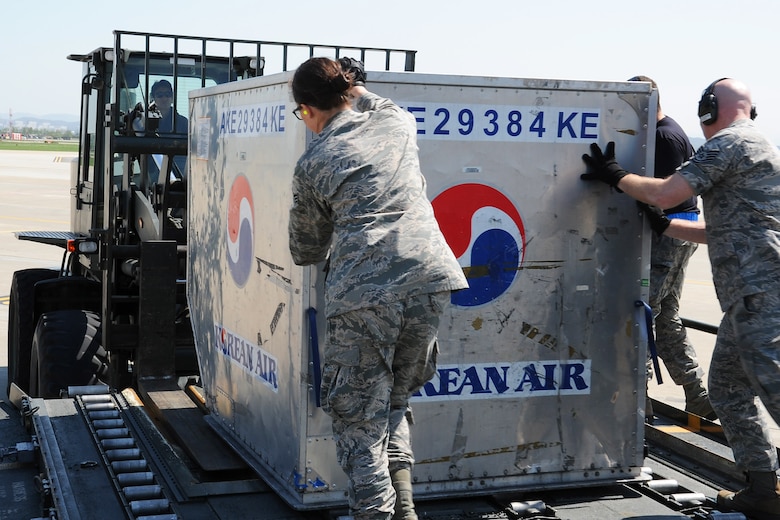 korean air military baggage
