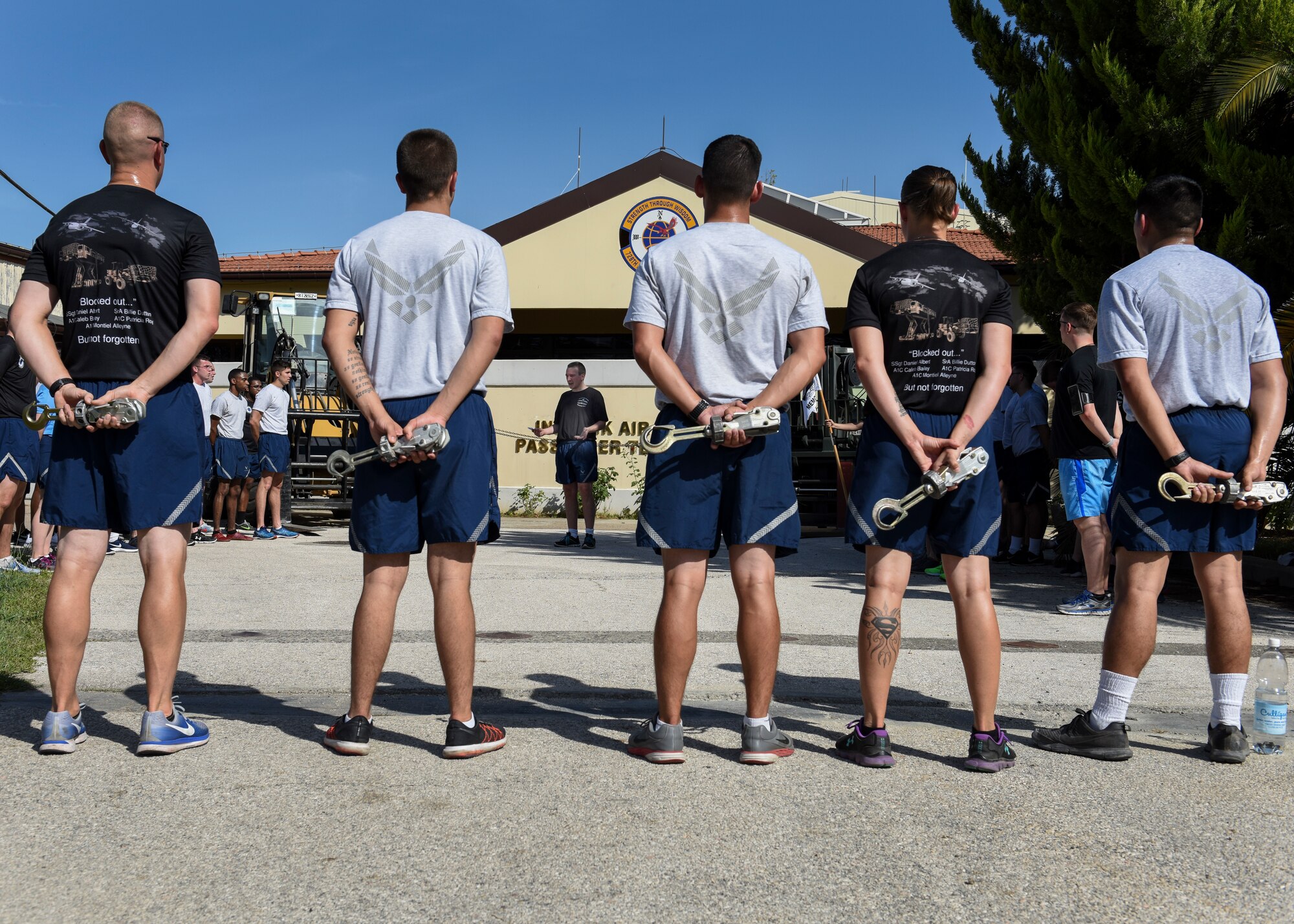 In honor of National Transportation Week May 12-16, and National Defense Transportation Day May 16, the 728th Air Mobility Squadron hosted a 5K run on May 19 honoring fallen transportation personnel.