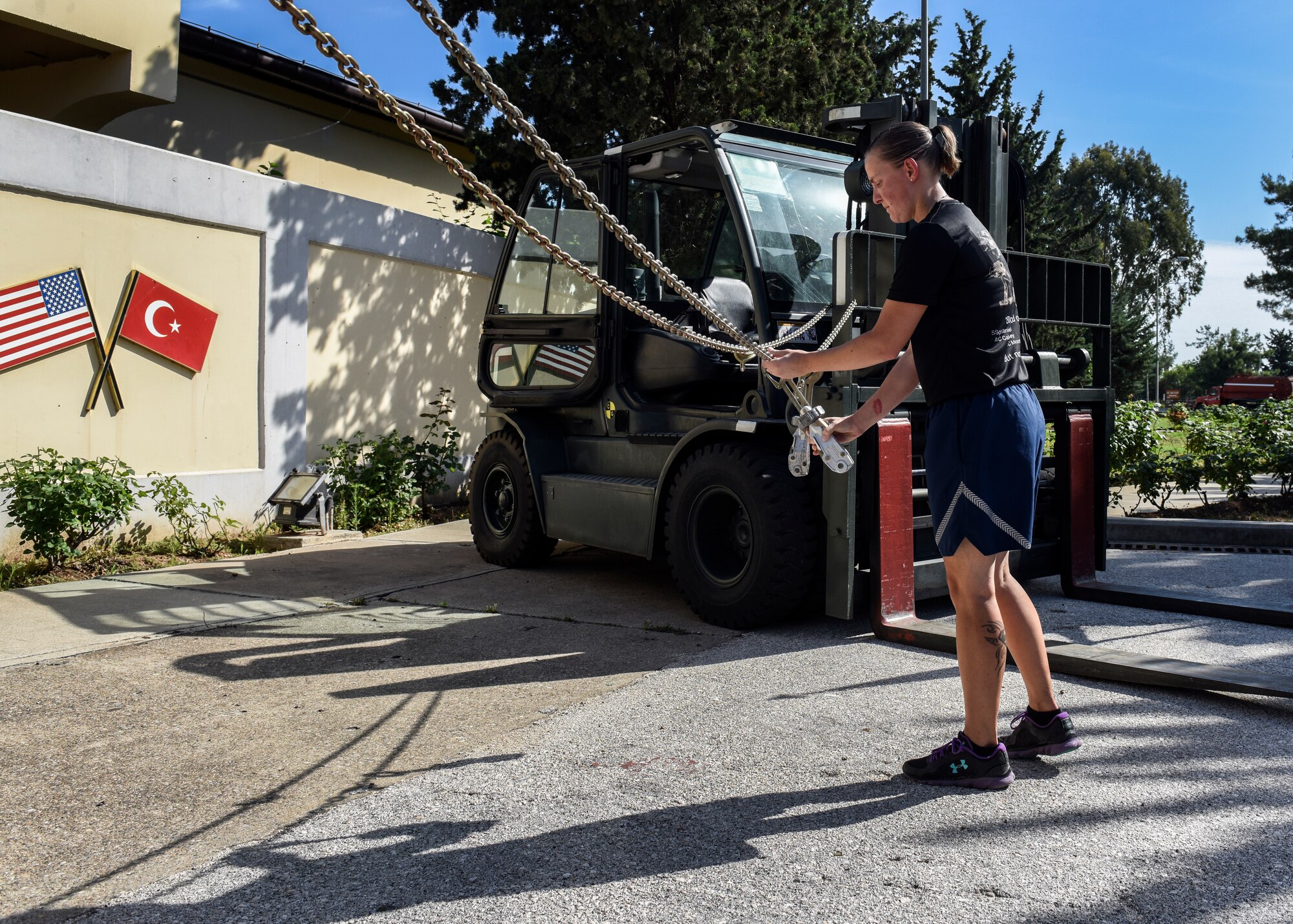 In honor of National Transportation Week May 12-16, and National Defense Transportation Day May 16, the 728th Air Mobility Squadron hosted a 5K run on May 19 honoring fallen transportation personnel.