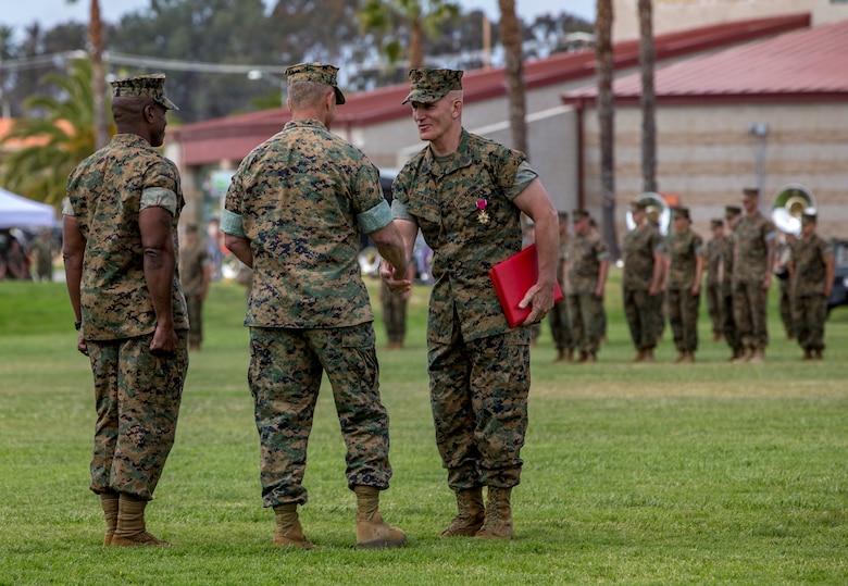 Porterfield replaced Sgt. Maj. Bradley Kasal as I MEF sergeant major.