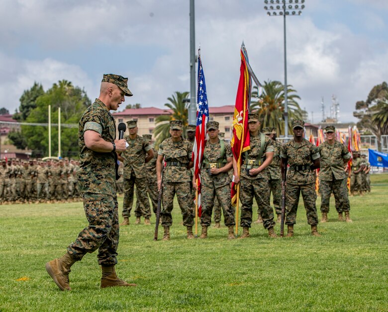 Porterfield replaced Sgt. Maj. Bradley Kasal as I MEF sergeant major.