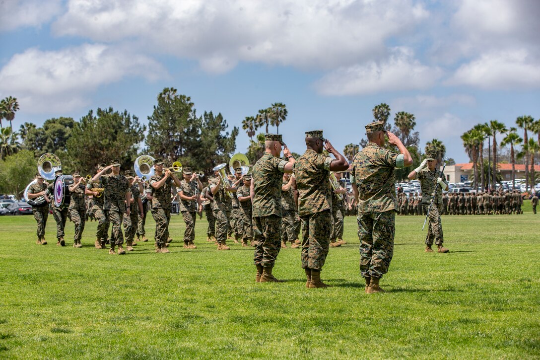 Porterfield replaced Sgt. Maj. Bradley Kasal as I MEF sergeant major.