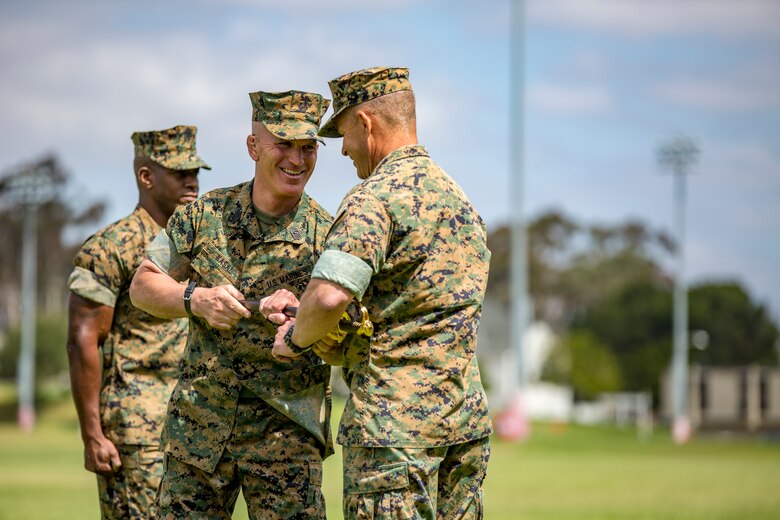 Porterfield replaced Sgt. Maj. Bradley Kasal as I MEF sergeant major.