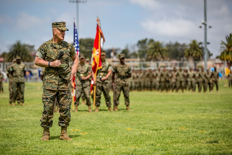 Porterfield replaced Sgt. Maj. Bradley Kasal as I MEF sergeant major.