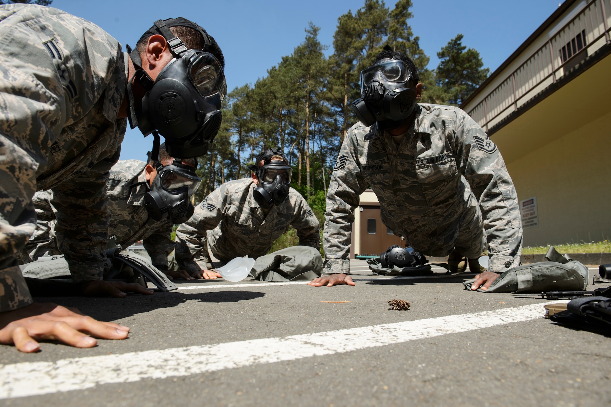 The relay consisted of four-person teams going through seven different stations that test their mental, physical, and endurance limits.