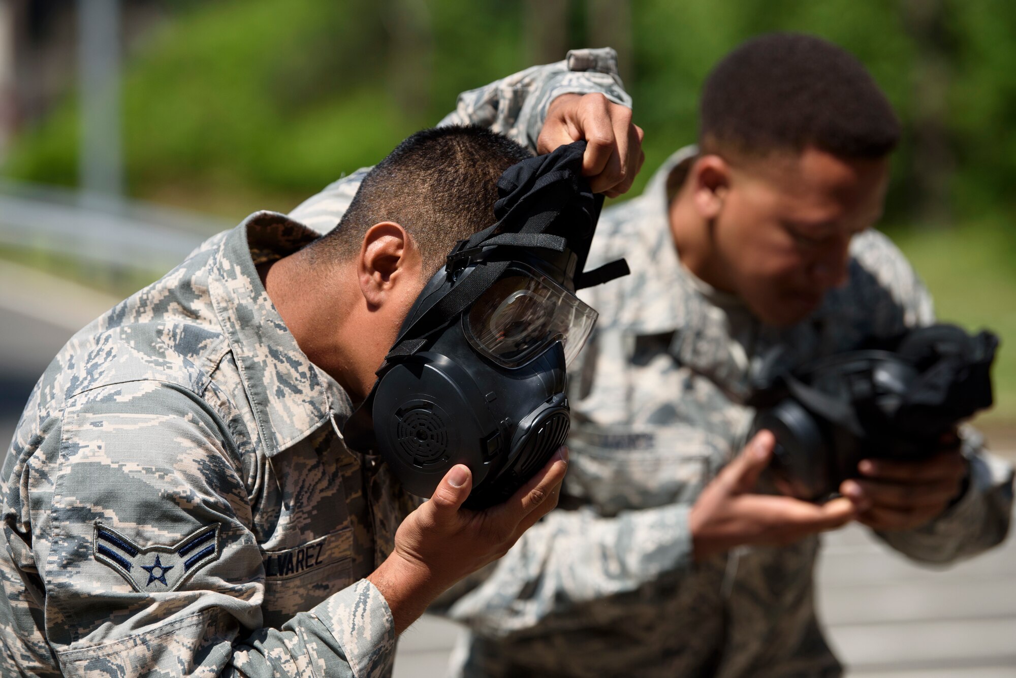 The relay consisted of four-person teams going through seven different stations that test their mental, physical, and endurance limits.