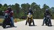 Team Shaw members prepare to start their riding portion of the Basic Riders Course (BRC) on Shaw Air Force Base, S.C., May 10, 2018.