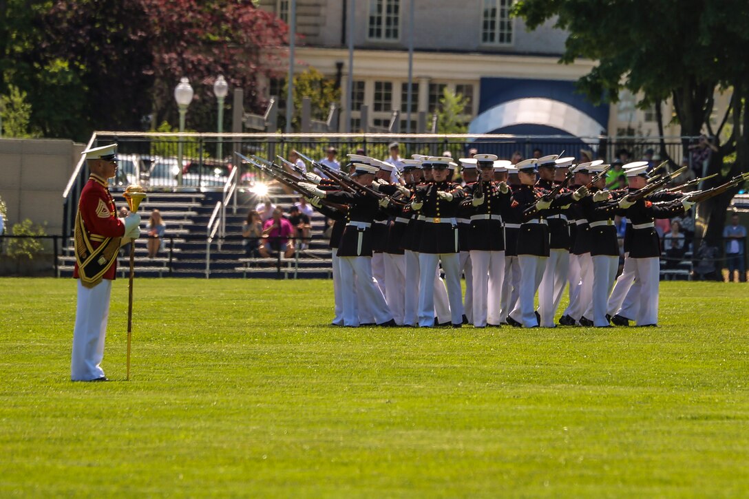 USNA Commissioning Week Battle Color Ceremony