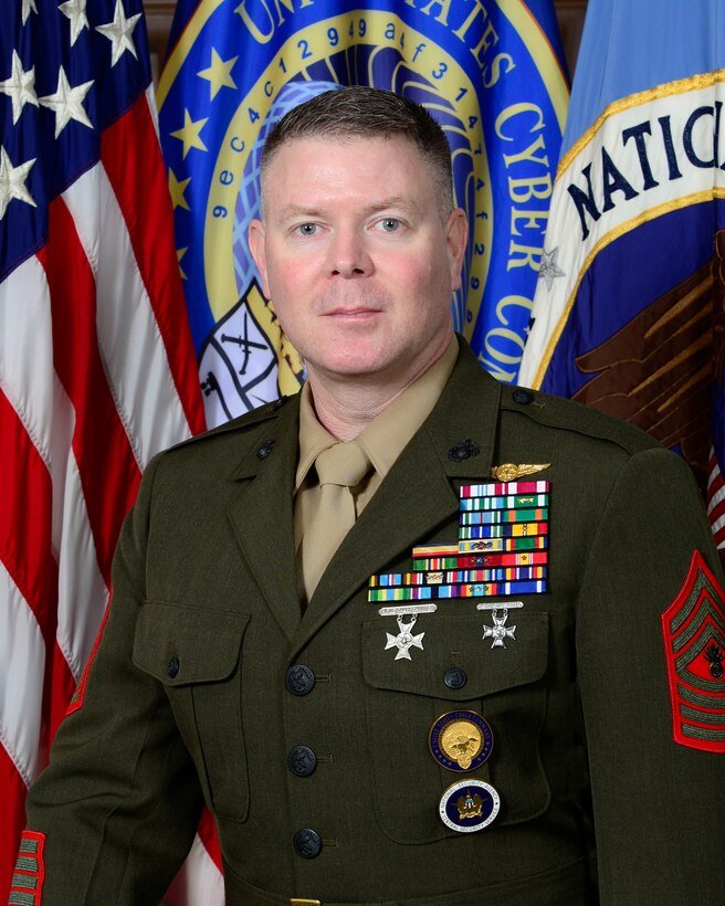 Master Gunnery Sgt. Scott Stalker is the senior enlisted leader for the U.S. Cyber Command, National Security Agency and Central Security Service.