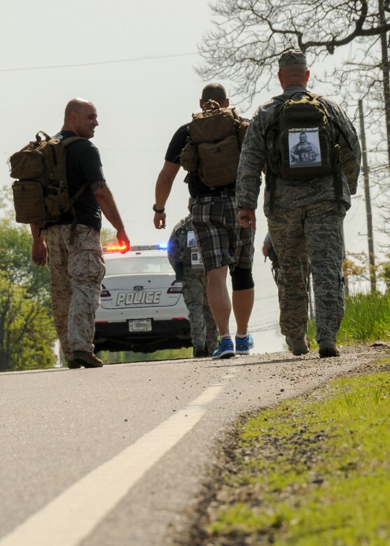 YARS hosted Ruck the Thin Blue Line, a 9-mile ruck march during Police Week in honor of police officers who have fallen in the line of duty.