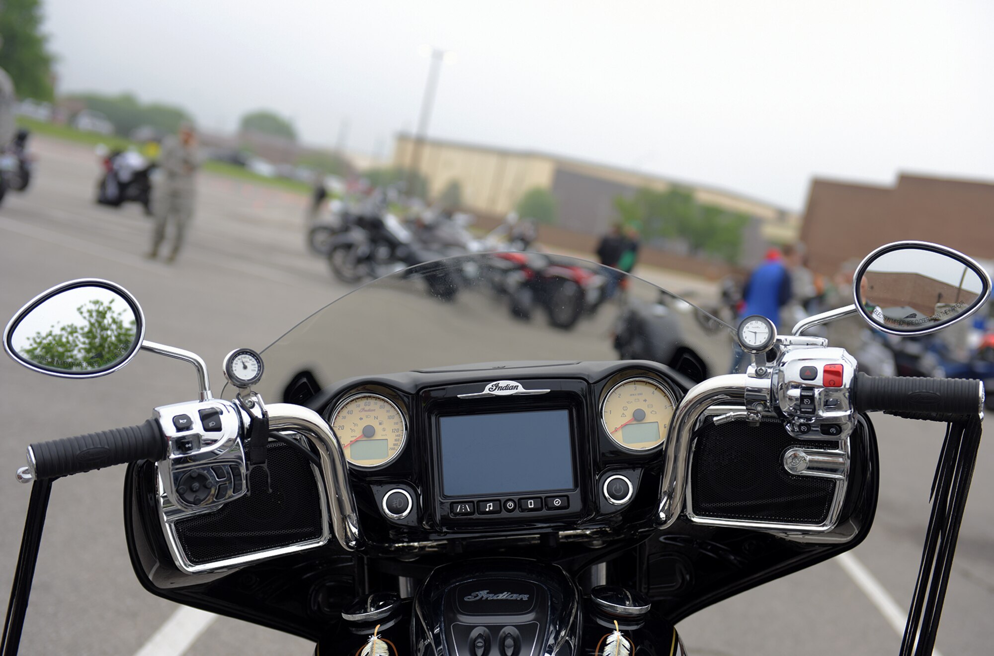 Team Whiteman hosted Motorcycle Safety Day May 21, 2018. This year’s events included motorcycle inspections, practice courses, and special guests Johnny Dare and Bob Edwards from 98.9 The Rock