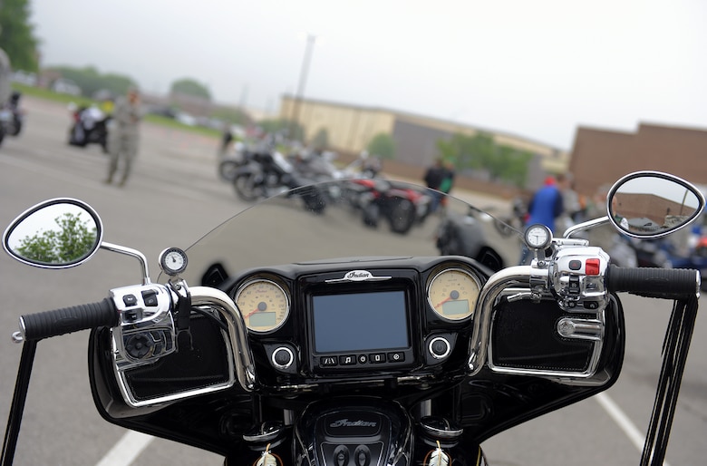 Team Whiteman hosted Motorcycle Safety Day May 21, 2018. This year’s events included motorcycle inspections, practice courses, and special guests Johnny Dare and Bob Edwards from 98.9 The Rock