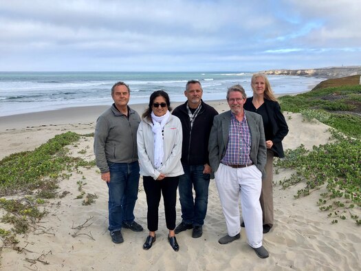 Members of the Vandenberg Air Force Base, California, environmental restoration team pose for a group photo May 22, 2018.