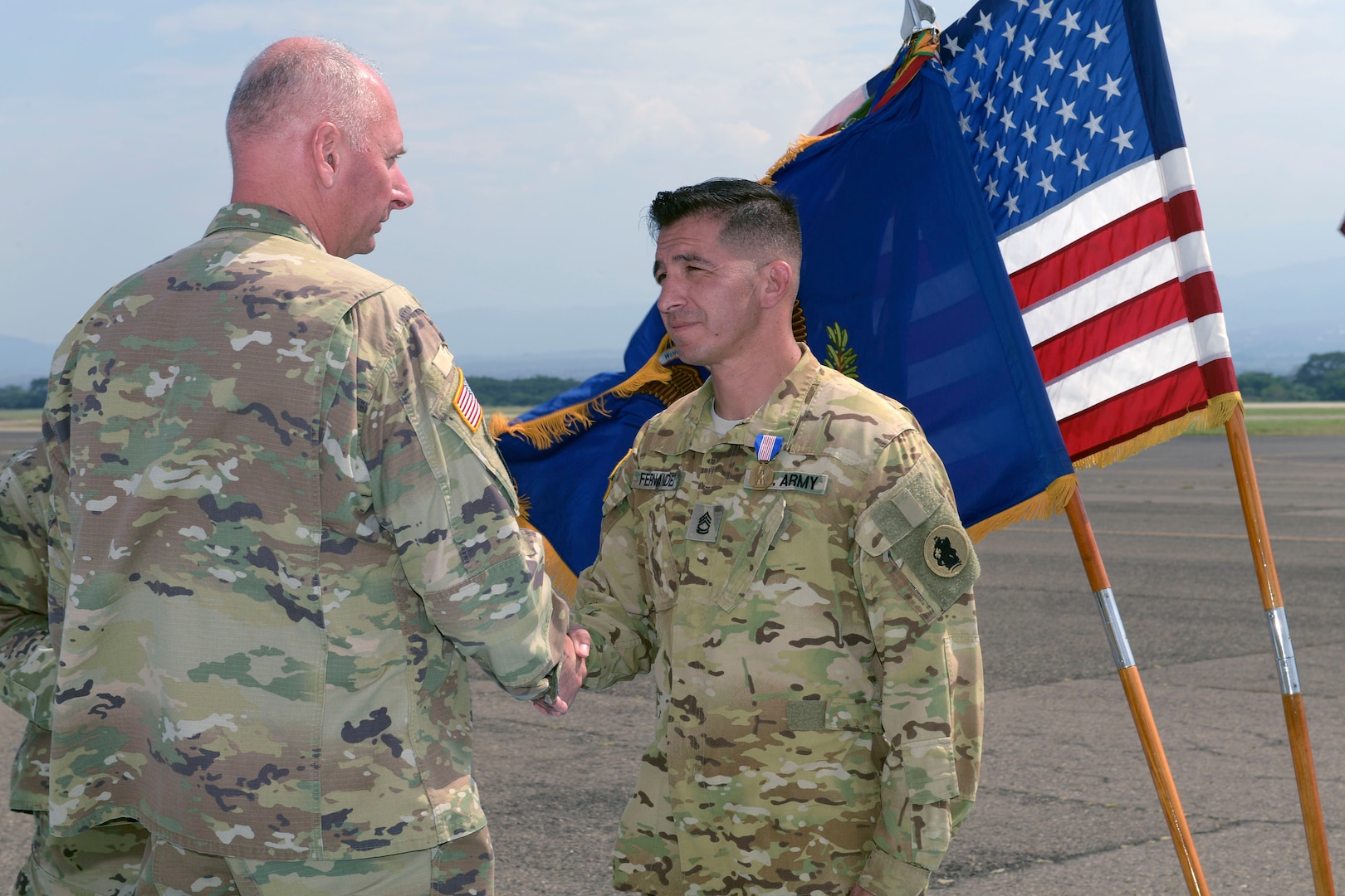 JTF-Bravo soldier receives medal for heroism in Honduras