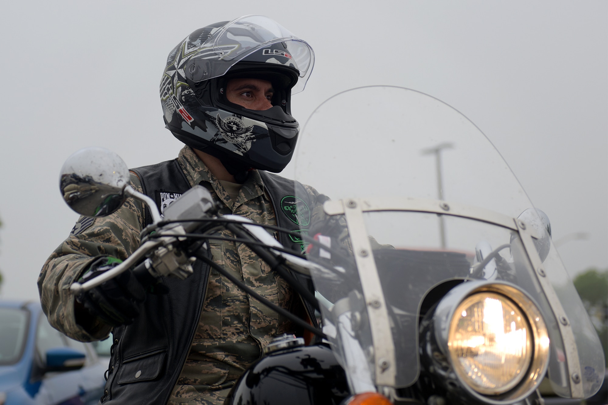 Team Whiteman hosted Motorcycle Safety Day May 21, 2018. This year’s events included motorcycle inspections, practice courses, and special guests Johnny Dare and Bob Edwards from 98.9 The Rock