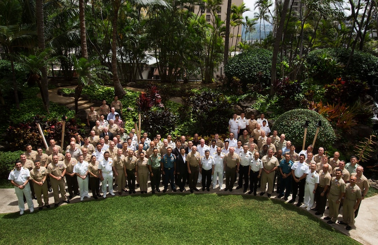 Senior military leaders from around the Indo-Pacific region gather for the 4th annual Pacific Amphibious Leaders Symposium (PALS) in Honolulu, Hawaii, May 22, 2018.