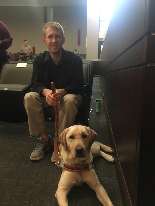 Man’s best friend: Distribution employee’s daily life enhanced by guide dog