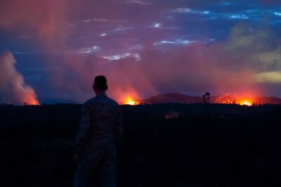 Hawaii Guard Aids Evacuations During Volcano Eruptions
